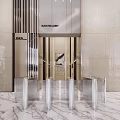 Elevator gate 3d model