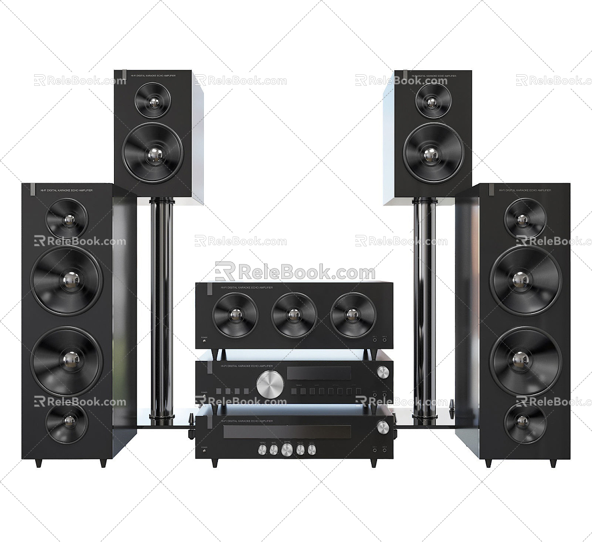 Modern Audio Audio Equipment 3d model