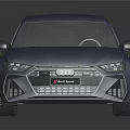 Blue Audi Station Wagon With Sleek Modern Exterior And Sporty Wheels