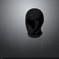 Gray Knitted Balaclava With Simple Design For Warm Stylish Comfortable Daily Wear
