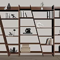 Shelf Bookshelf 3d model