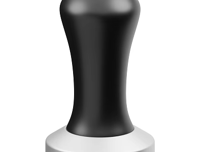 Black And White Coffee Tamper For Home Barista Coffee Making Tools 3d model