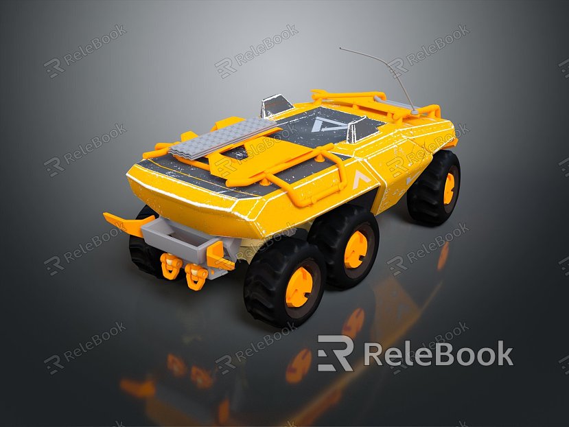 Modern all-terrain vehicle toy car four-wheeler beach car model