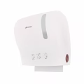 Aidex White Wall Mounted Hand Towel Dispenser With Transparent Window For Bathroom Kitchen Hygienic Use