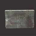 Concrete Barrier With Textured Surface And Metal Loops On Top