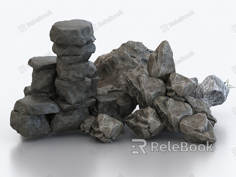 Stone stone rockery landscape stone marble hemp stone model