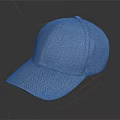 Light Blue Baseball Cap With Mesh Material Simple Design For Casual Comfortable Wear 3d model