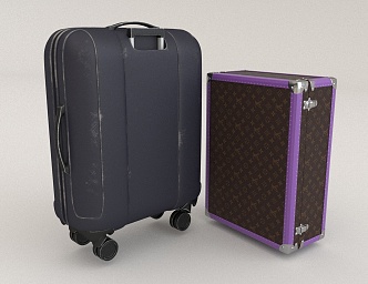 Life Supplies Luggage Suitcase 3d model