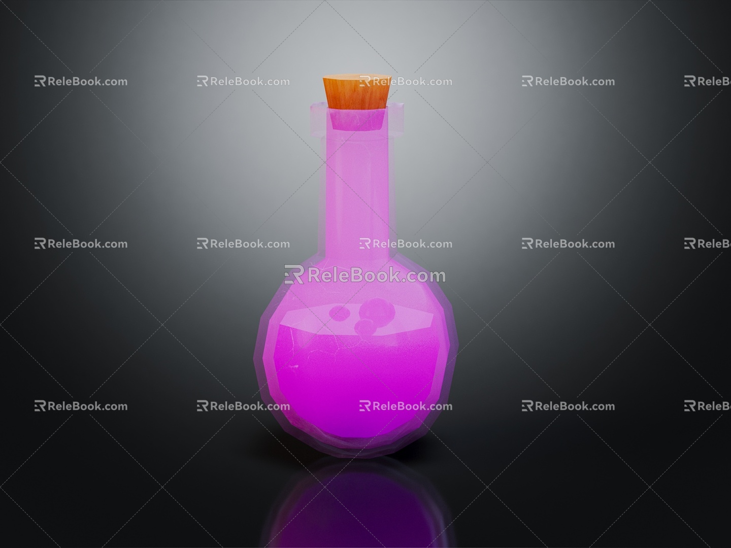 Modern Potion Bottle Potion Medicine Magic Bottle 3d model