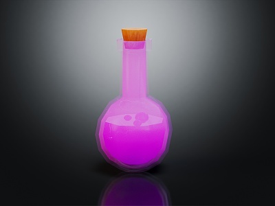 Modern Potion Bottle Potion Medicine Magic Bottle 3d model