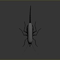 Modern beetle beetle shape bug 3d model