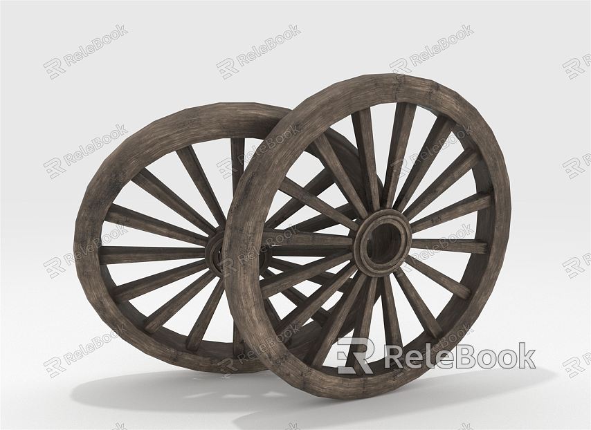 Modern Wheels Wooden Wheels model