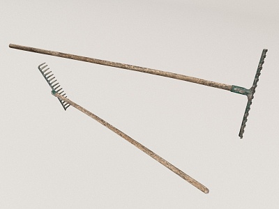 rake farming tools model