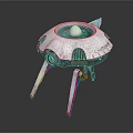 Modern Robot Patrol Robot Security Robot Security Robot 3d model
