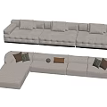 Modern Multiplayer Sofa 3d model