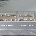 Stainless Steel Glass Door Display Cases For Retail Bakery Pastry Items