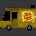 Modern Bus Mini Bus 3d model