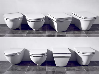 Modern toilet 3d model