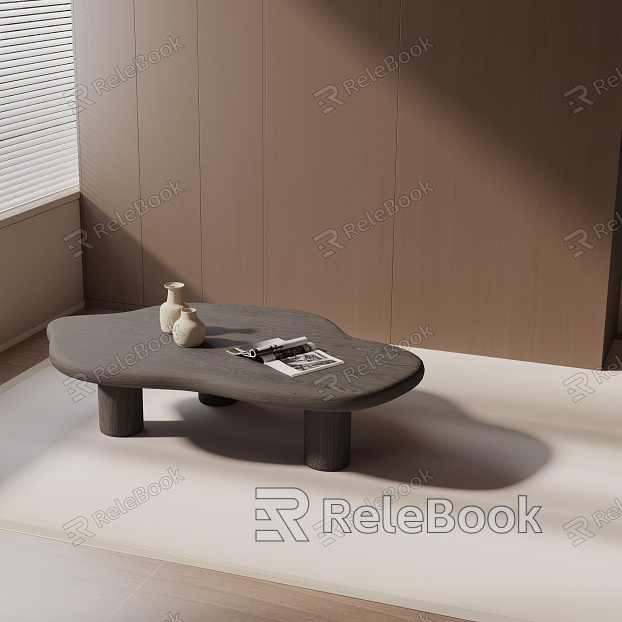 Modern coffee table model