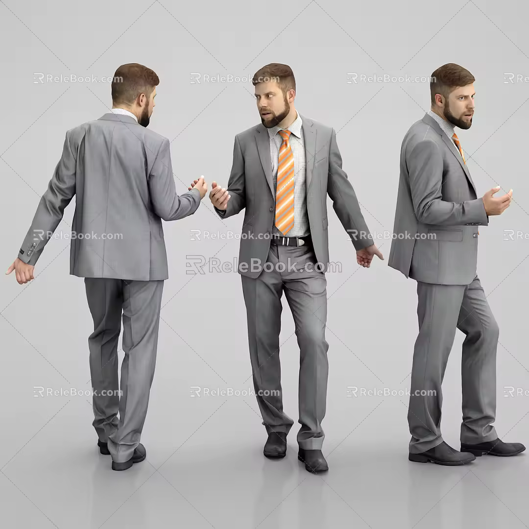 modern man 3d model