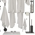 Essential Bathroom Accessories Including Towels Toiletries Towel Racks And Toilet Paper Holders