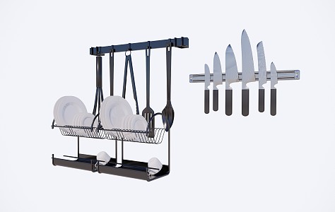 Modern Kitchen Supplies Portfolio 3d model