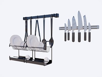 Modern Kitchen Supplies Portfolio 3d model