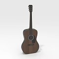 Natural Wooden Acoustic Guitar With Classic Body Design And Smooth Structure