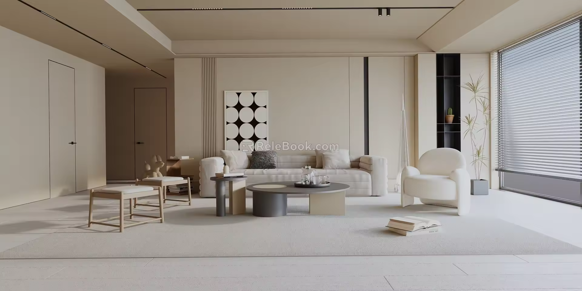 Sofa combination 3d model