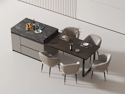 Modern Bar Chair 3d model
