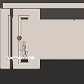 Modern porch partition 3d model