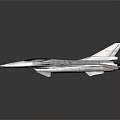 Modern White Fighter Jet With Yellow Accents And Sleek Design In 3D Rendering