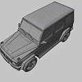 White Mercedes G Class SUV With Black Stripes And Sleek Black Wheels