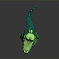 Crocodile Alligator Nile Crocodile carnivore reptile cold-blooded animal reptile 3d model