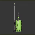 Green Handheld Sprayer with Long Nozzle and Flexible Hose for Household Garden Use