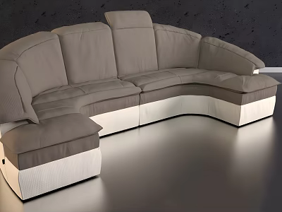 Casual Sofa Combination Casual Sofa Living Room Sofa Multi-person Sofa Home Furniture Simple 3d model