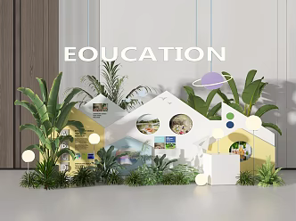 Modern Plant Beauty Display Window Landscape Beauty Chen Xiaojing Plant Combination Plant Device Commercial Beauty Chen Pin Point Plant Exhibition Point Decoration Beauty Chen 3d model