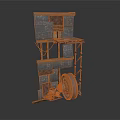 Industrial Equipment With Brick Structure Metal Frame Large Wheel And Gears