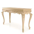Elegant Entryway Console Cabinet With Carved Details And Sturdy Legs Design