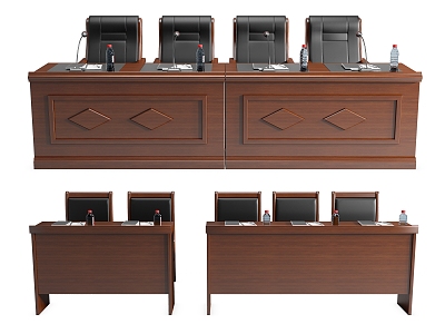 Modern Party and Government Organs and Units Solid Wood Conference Tables and Chairs Combination Negotiation Tables and Chairs Long Tables and Chairs Office Tables and Chairs model