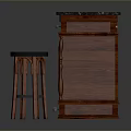 Wooden Shoe Cabinet With Black Countertop And Yellow LED Lighting Design For Home