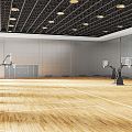 Modern Basketball Gymnasium Sports Stadium Basketball Rack Basket Basketball Basketball Game Ground 3d model