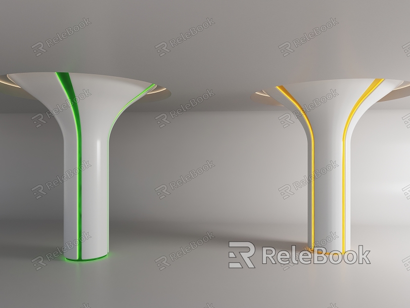 Modern Columns Special-Shaped Columns Creative Bags Columns Decorative Columns Styling Columns Petal Columns model