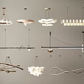 Modern Chandeliers Featuring Assorted Creative Designs and Stylish Shapes for Interior Decor