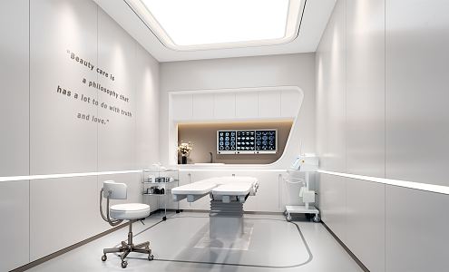 Modern operating room beauty shop 3d model