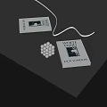 White Fang Books by Jack London Displayed on Gray Tabletop With Silver Flower Ornament