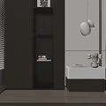 Modern Elegant Bedroom Interior Design With Bed Nightstand Pendant Lights And Window Blinds