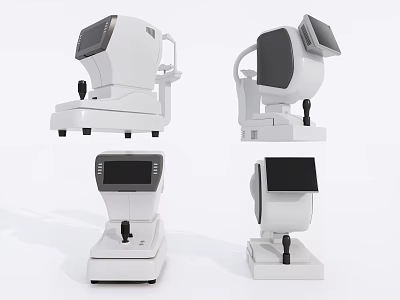 Professional Ophthalmic Medical Equipment With Digital Screen And Multiple Angles 3d model