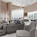 Reception Hall Negotiation Hall Reception Negotiation Reception Hall Reception Hall Reception Hall 3d model
