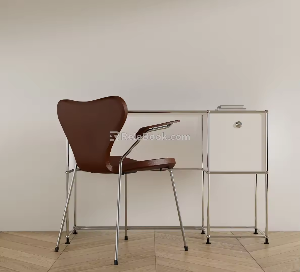 Modern Dining Chair Ant Dining Chair Study Chair 3d model